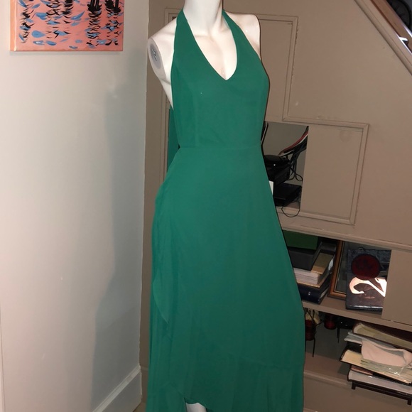High low mock wrap dress - Picture 4 of 7